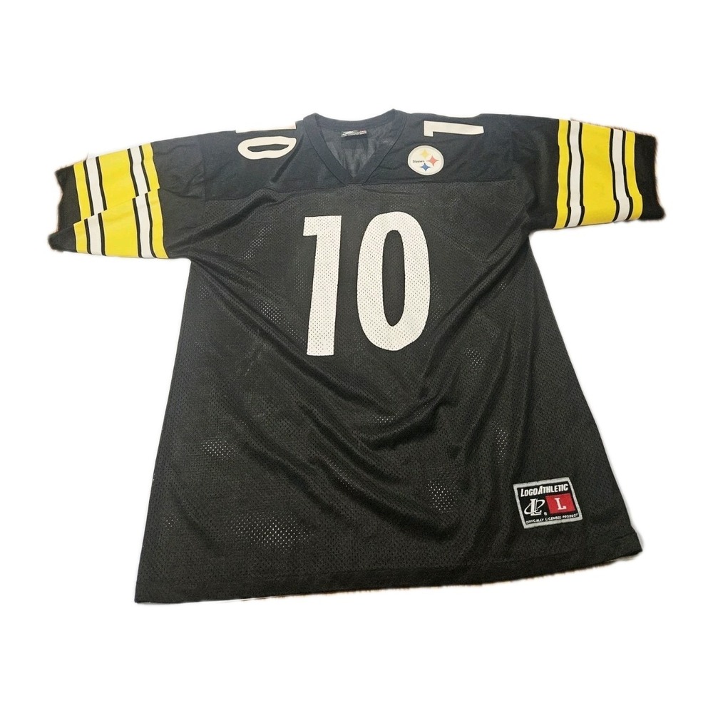 Vintage Logo Athletic Kordell Stewart #10 Pittsburgh Steelers NFL Size L Jersey